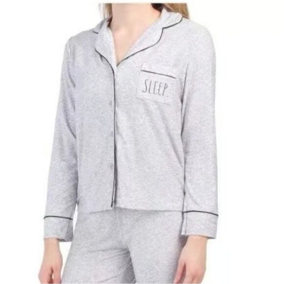 Rae Dunn Other - Rae Dunn button down pajama top XL
